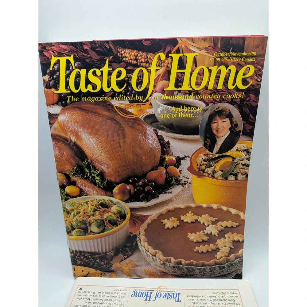 Lot of Taste of Home Magazines Vtg 1990s Christmas Thanksgiving Recipes desserts